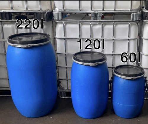 Shipping storage blue barrel - storage,